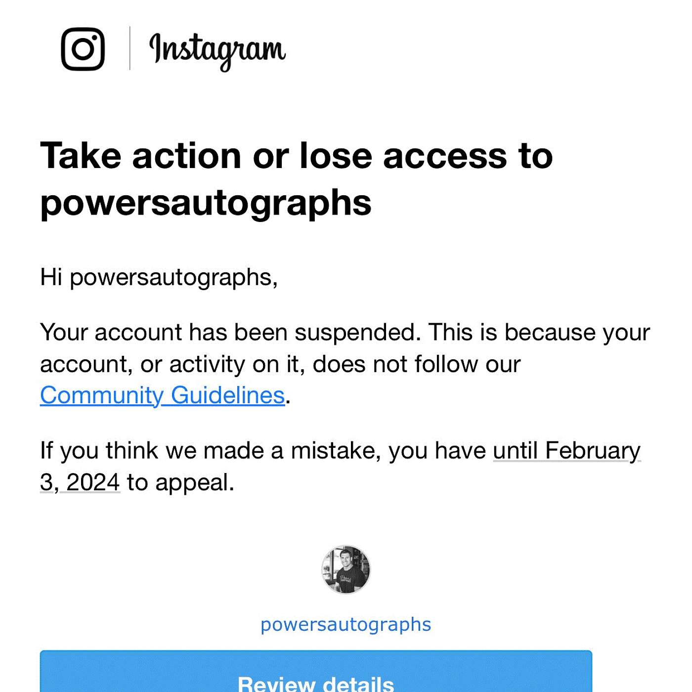 The Story of What Happened to Our Instagram Account