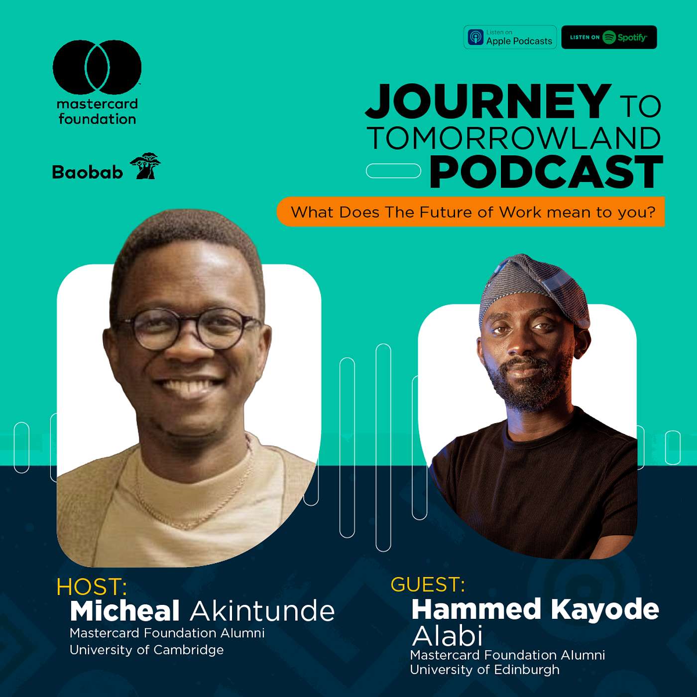 The Journey to Tomorrowland Ep 2 Stories of grief and resilience with Hammed Alabi episode artwork