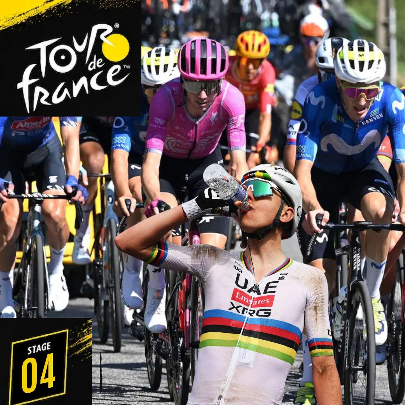 Will Tadej SURRENDER Yellow?!? Tour de France Stage 4 episode artwork