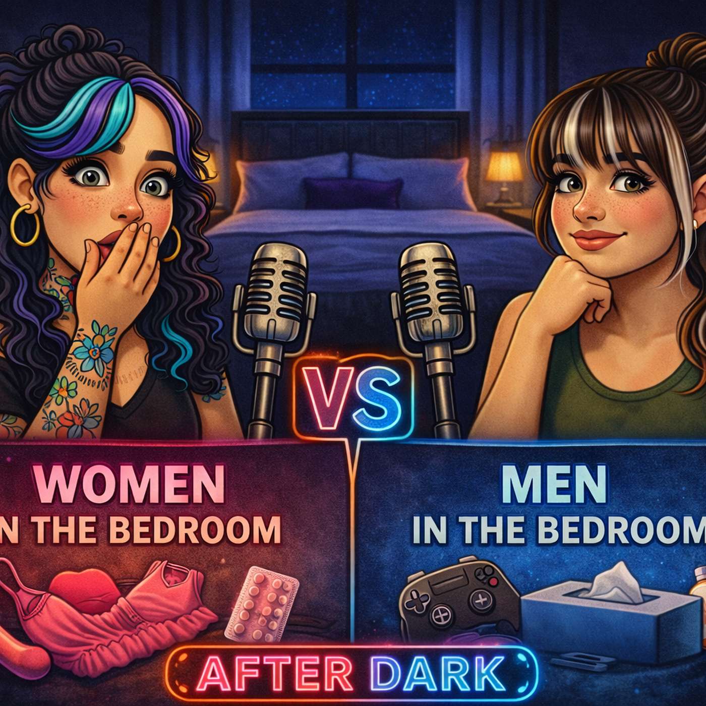 Men vs Women in the Bedroom… Be Honest 😳 | After Dark Ep. 1 episode artwork