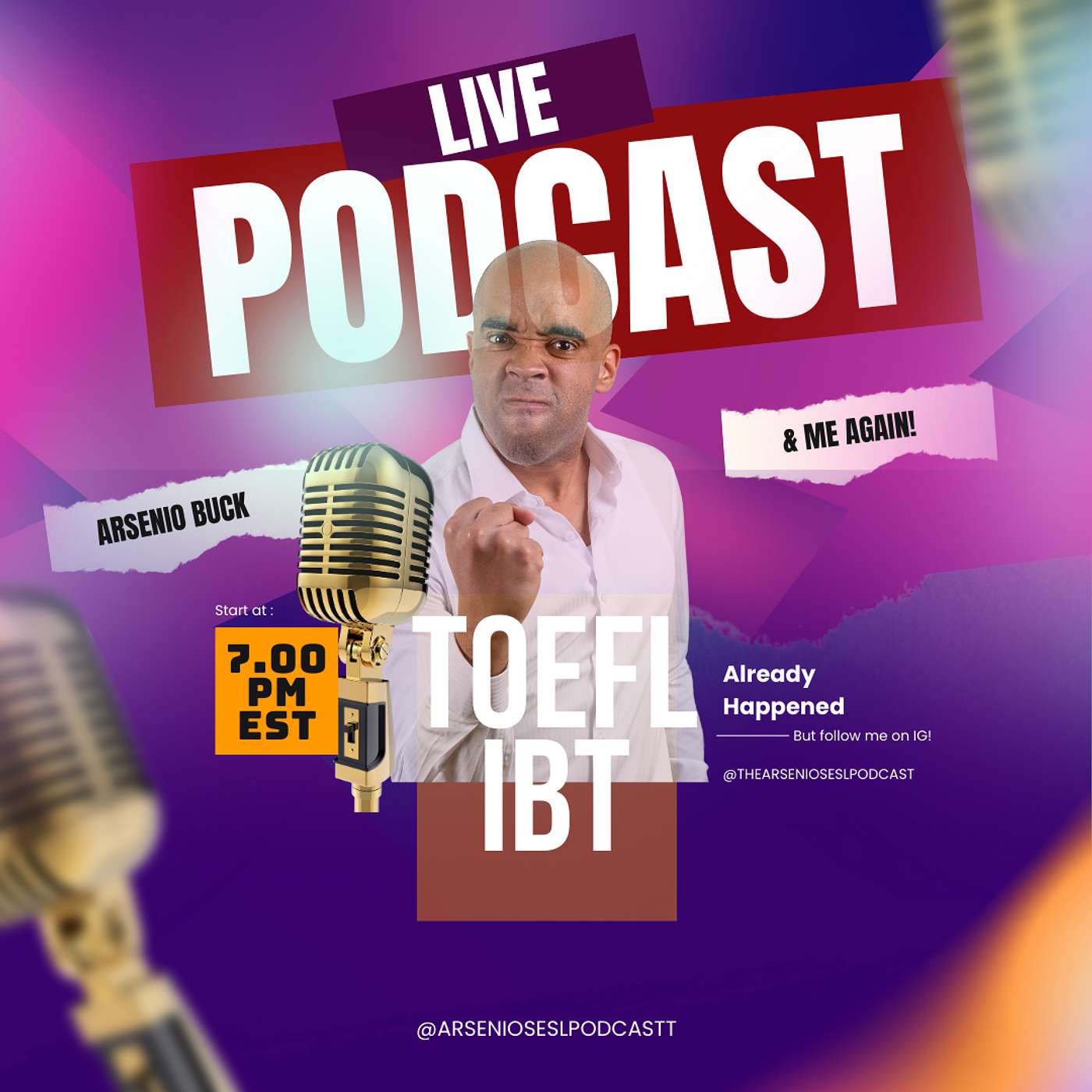TOEFL iBT | Live Coaching IG | Speaking Question 1 | Making your Speech More Academic episode artwork