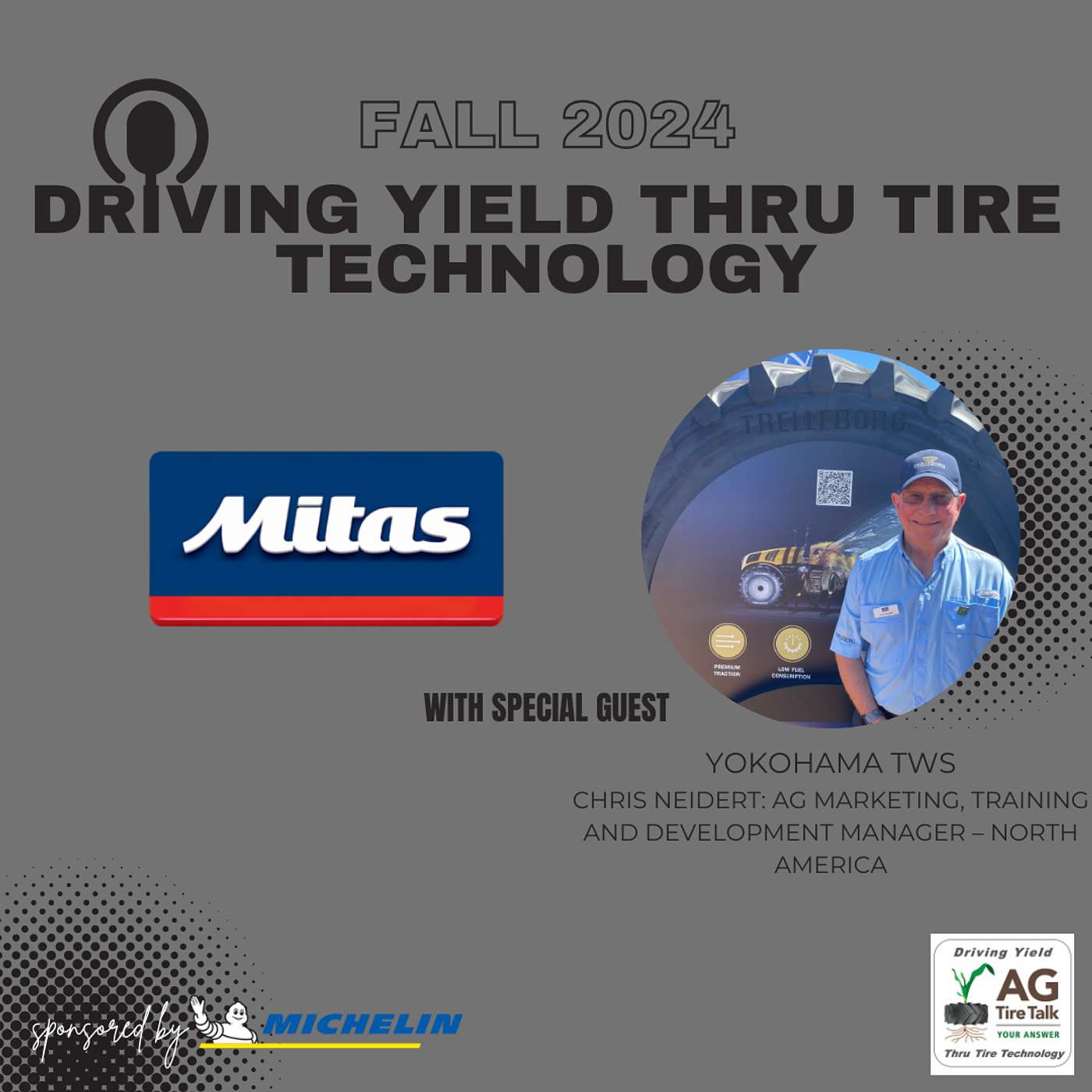 AG Tire Talk’s Driving Yield thru Tire Technology - MITAS VF520 85R42 CFO HC3000 OE Gleaner T7 Combine