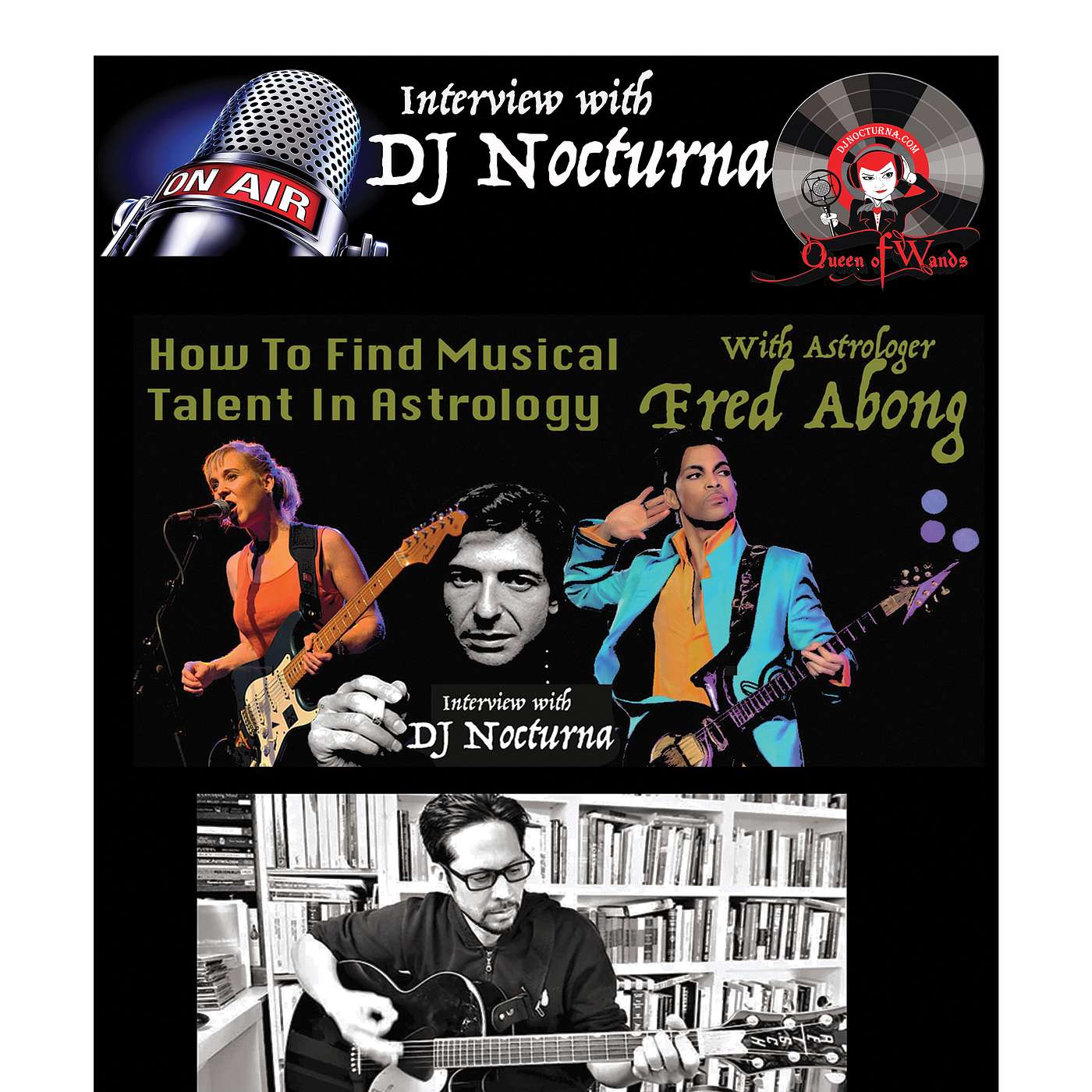 How To Find Musical Talent In A Birth Chart In Prince, Leonard Cohen and Kirstin Hersh Charts | Interview with Astrologer Fred Abong