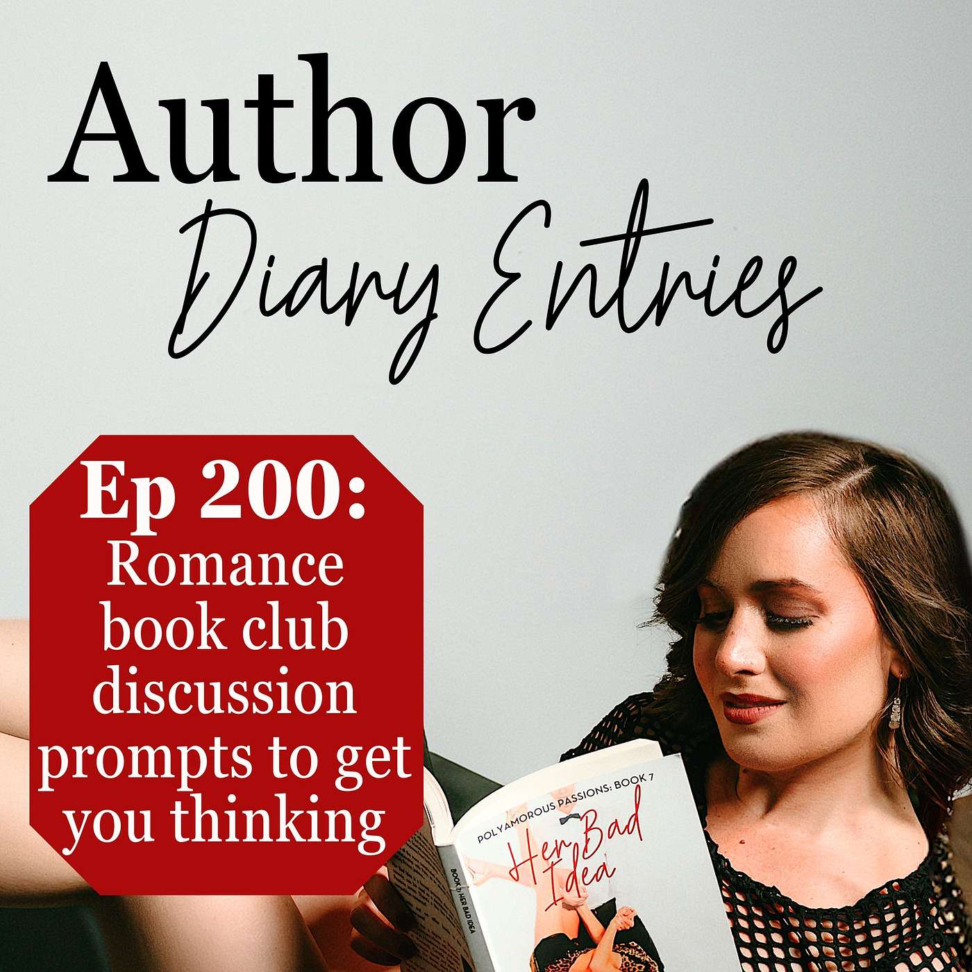 200: Book club discussion prompts for a romance novella (Love By Design) episode artwork