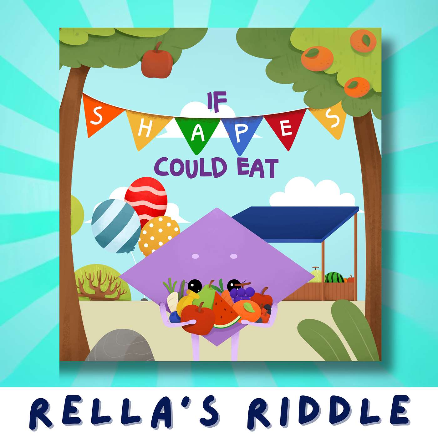 If Shapes Could Eat Teaches about Food Allergy Awareness | BONUS RIDDLE