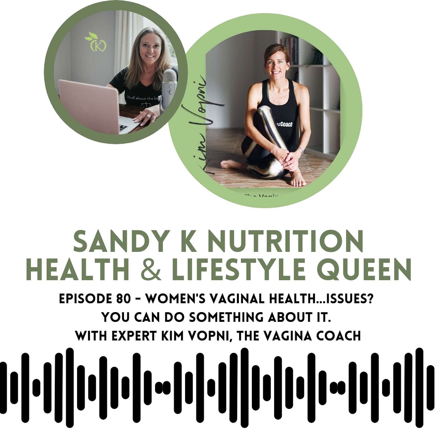 Episode 80 - Women's Vaginal Health...Issues?  You Can Do Something About it.  With Expert Kim Vopni, The Vagina Coach