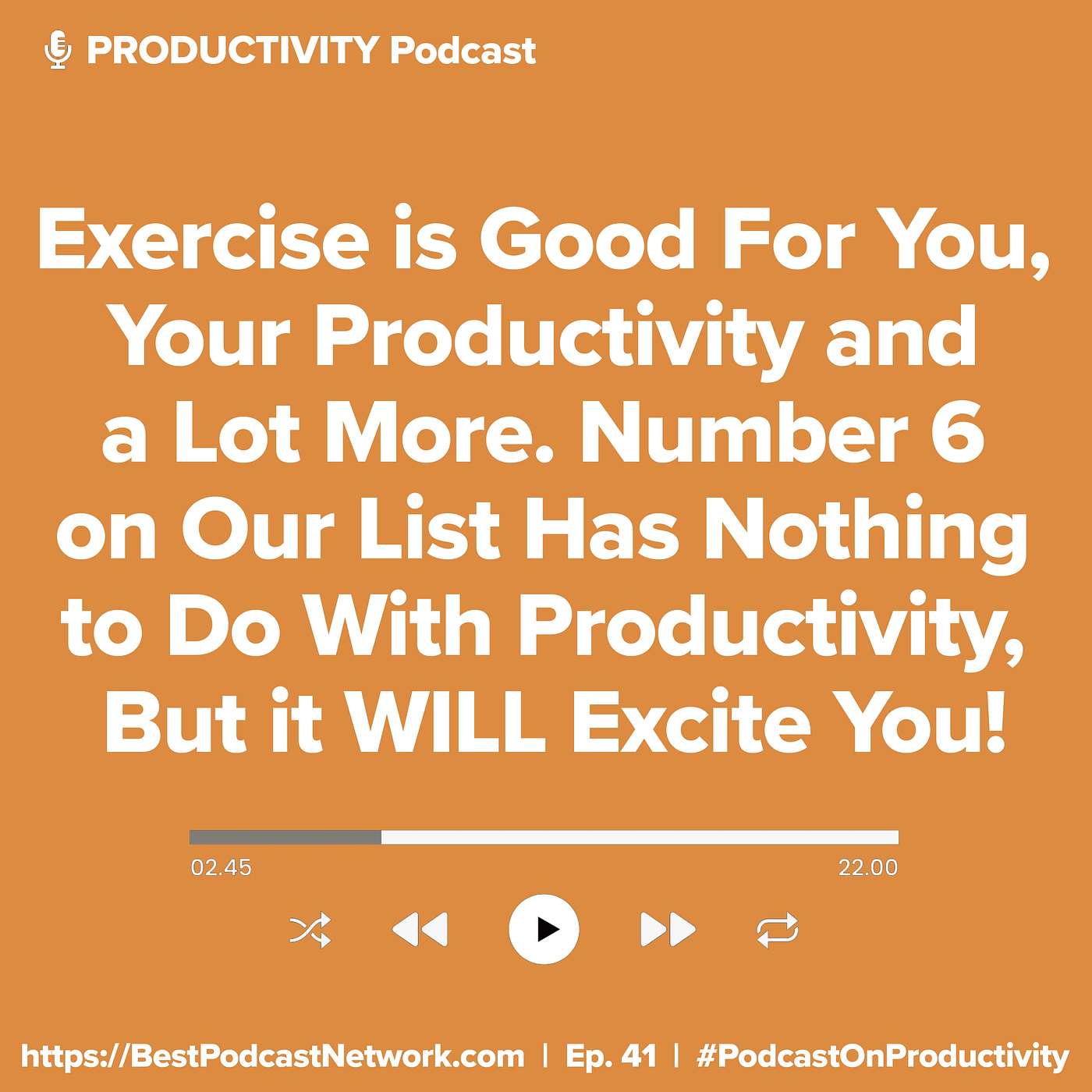 Exercise is Good For You, Your Productivity and a Lot More. Number 6 on Our List Has Nothing to Do With Productivity, But it WILL Excite You!