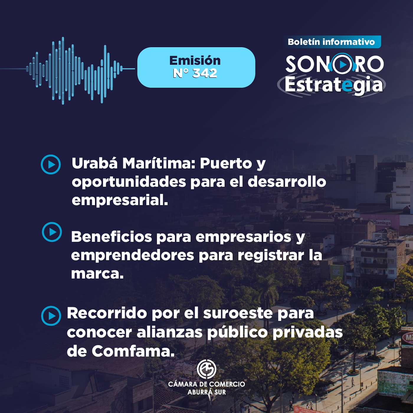 Boletín Sonoro Estrategia N°342 – Septiembre 19 de 2025 episode artwork