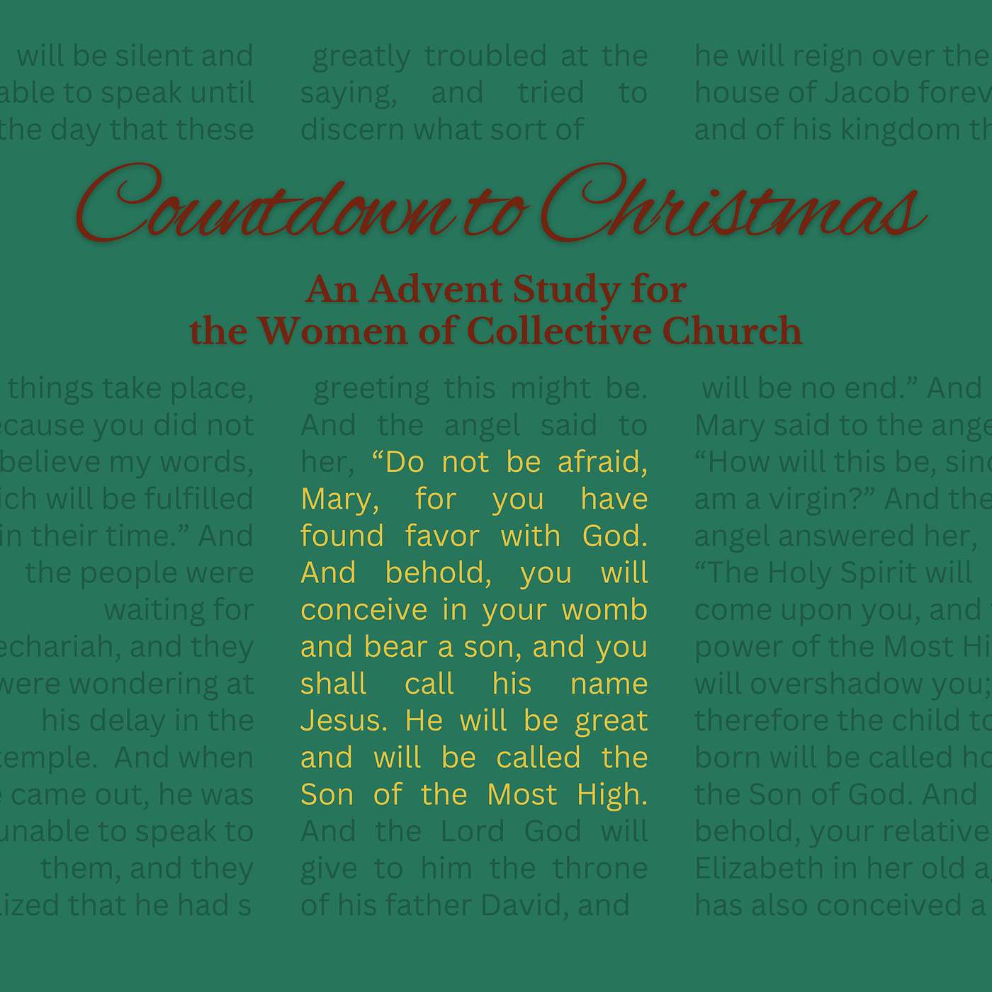 Day 5: Countdown To Christmas | But the Angel Didn't Visit Mary's Mother