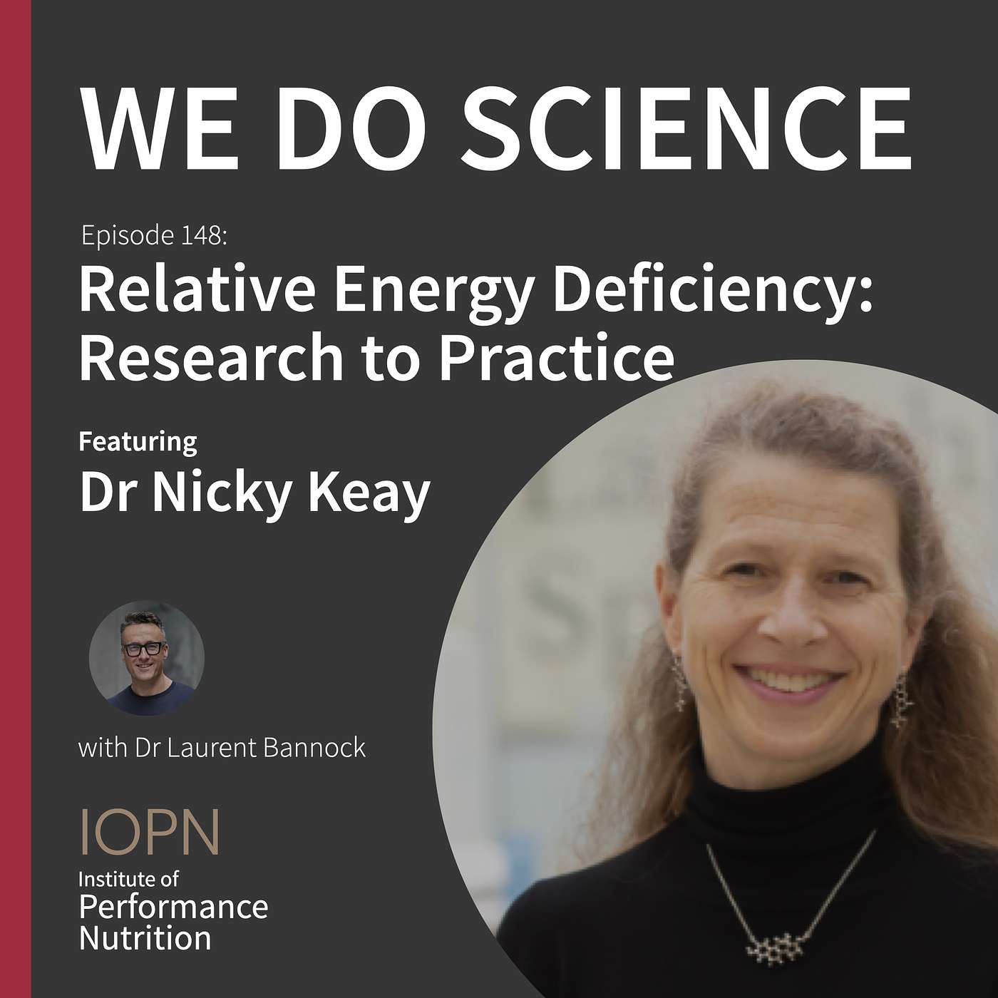 cover of episode "Relative Energy Deficiency: Research to Practice" with Dr Nicky Keay