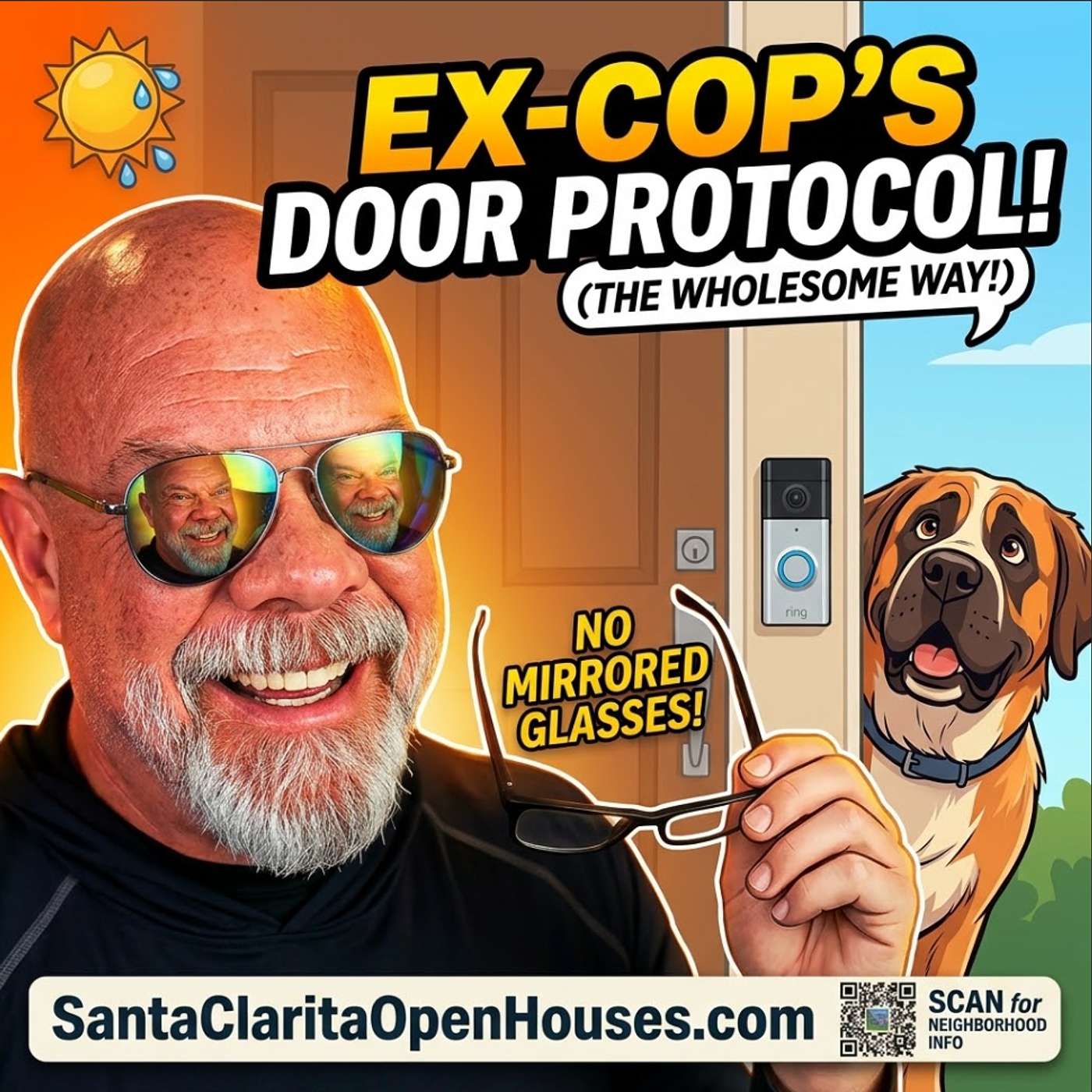 X LAPD Cop door Knocked 150 Doors to Invite Neighbors to an Santa Clarita Open House