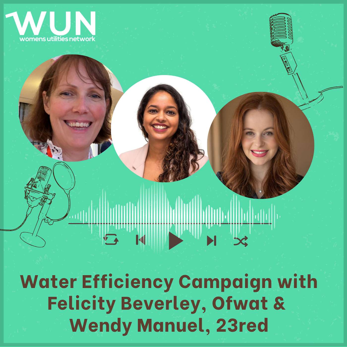 Ep. 86 Water Efficiency Campaign with Felicity Beverley, Ofwat & Wendy Manuel, 23Red episode artwork