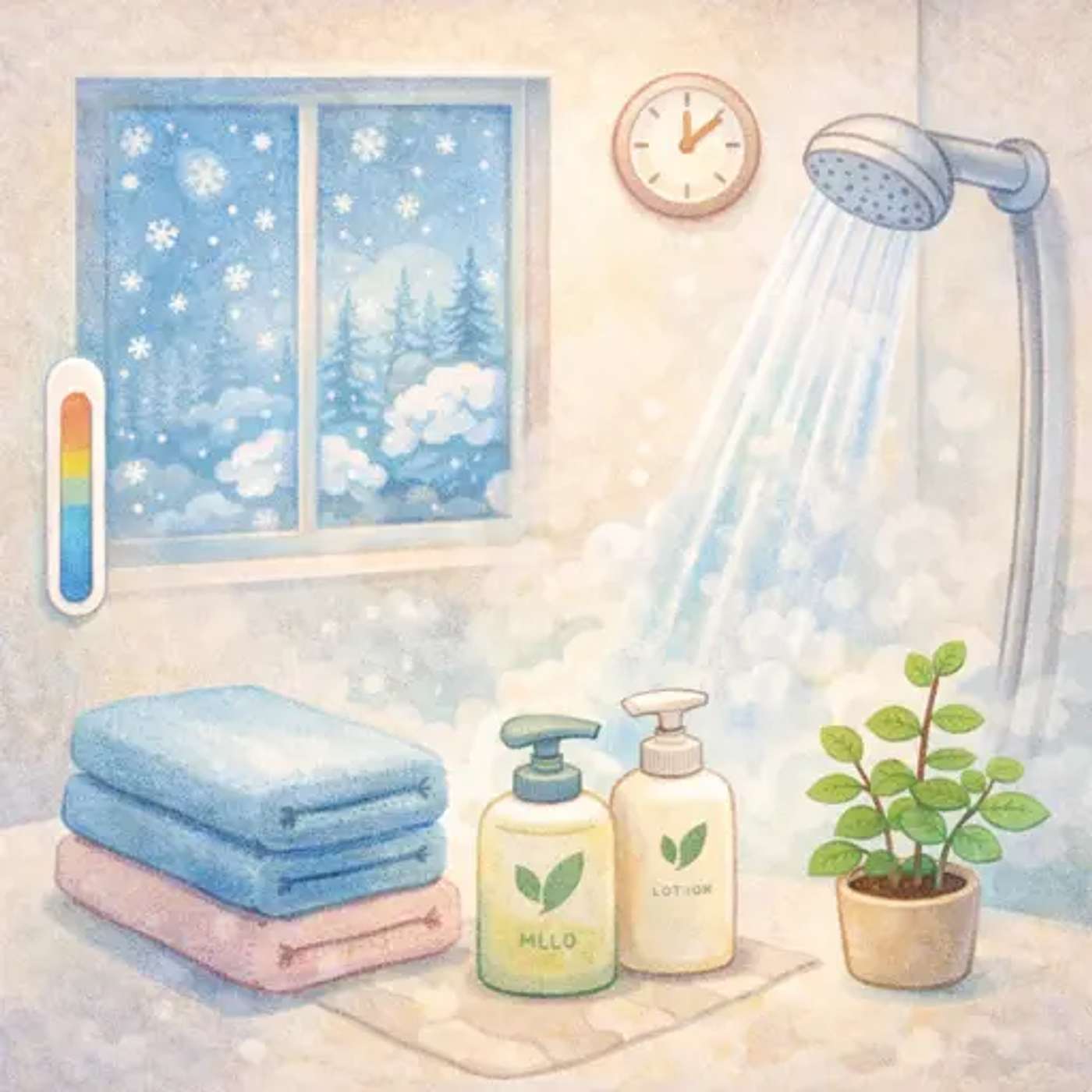 [HSK 4] 冬天洗澡别太热太久 - Don’t Make Winter Showers Too Hot or Too Long