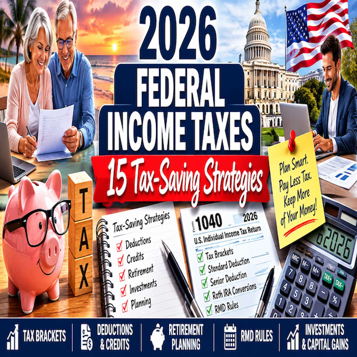 2026 Federal Income Tax Guide: 18 Strategic Tax-Savings Methods episode artwork