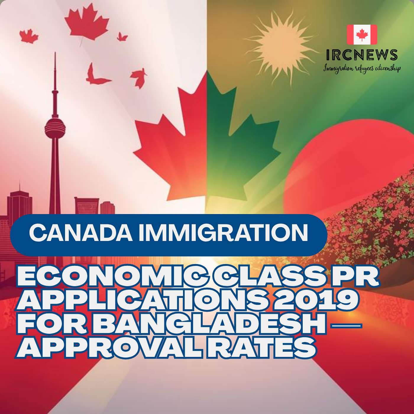 Canada Immigration Economic Class PR Applications 2019 for Bangladesh — Approval Rates