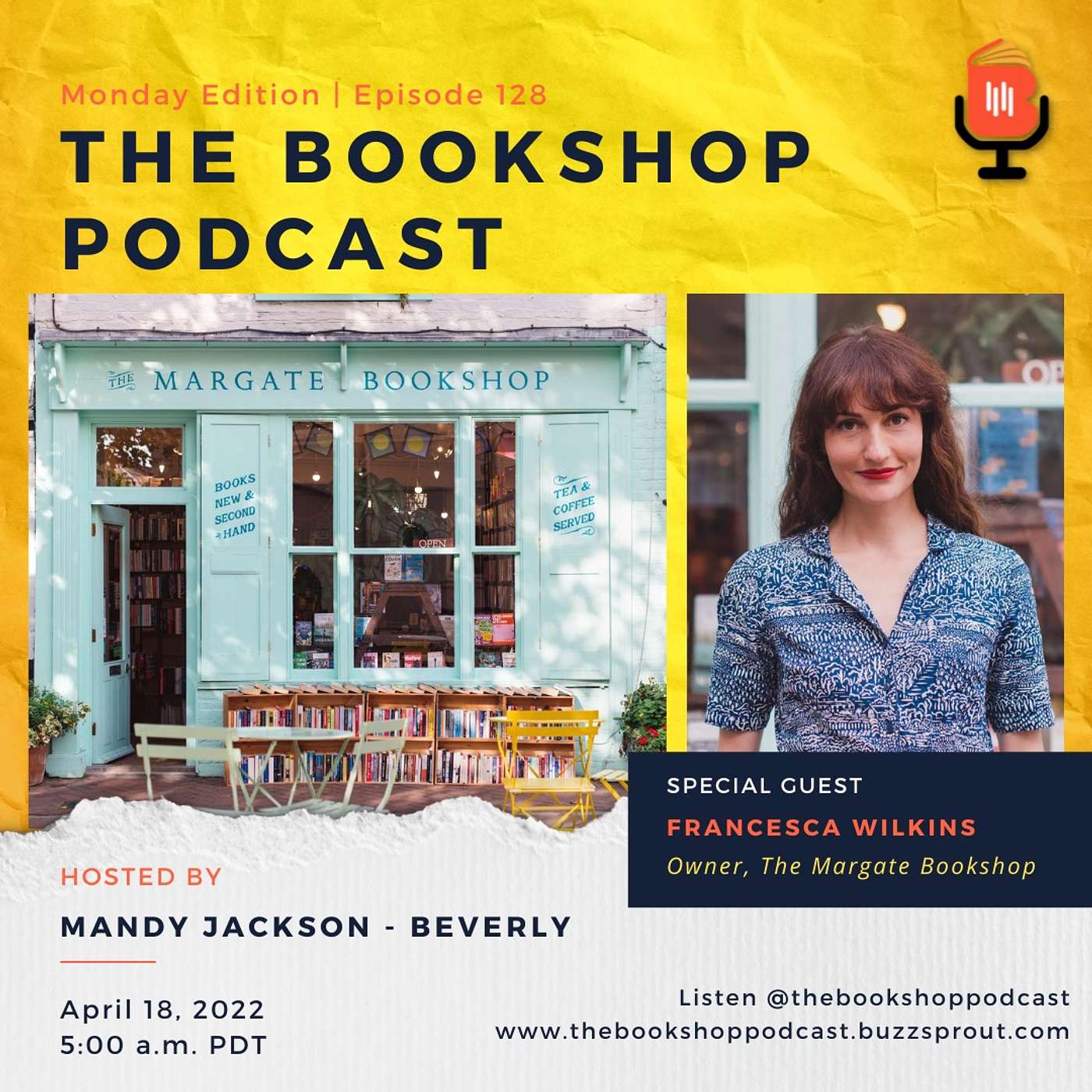 Francesca Wilkins, Owner, The Margate Bookshop