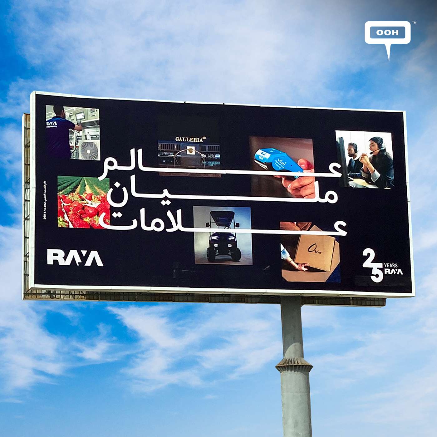Raya Makes Its Mark on Cairo’s Billboards Celebrating 25 Years