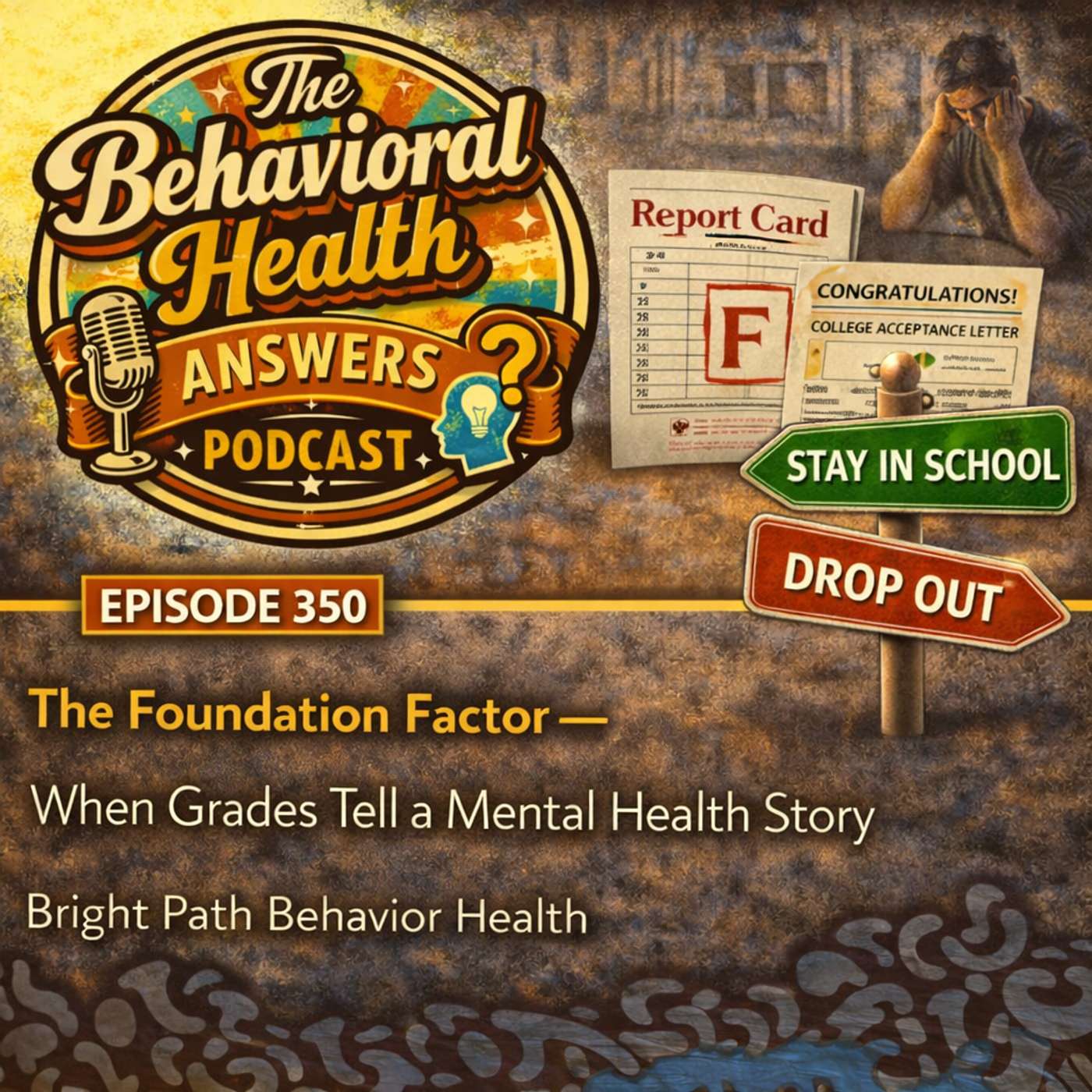 Episode 350: The Foundation Factor - When Grades Tell a Mental Health Story | Bright Path Behavior Health episode artwork