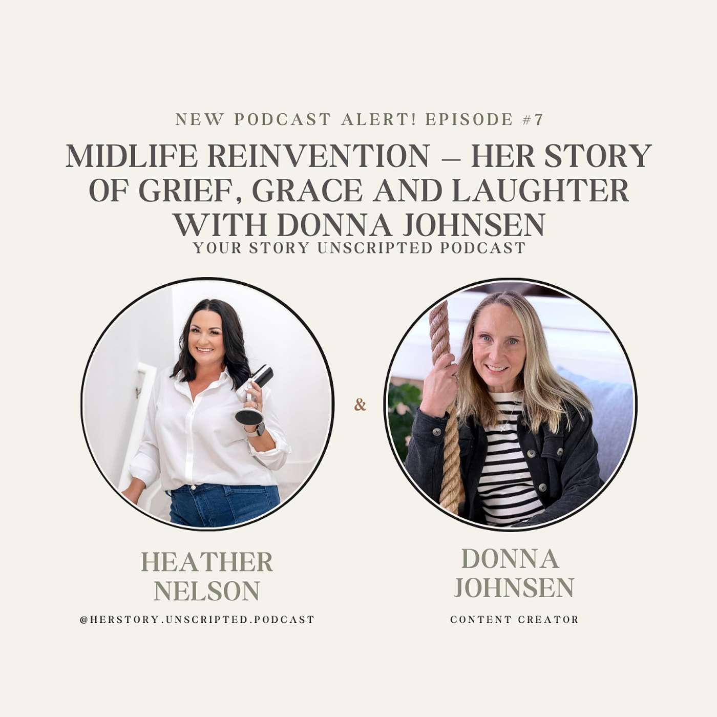 Midlife Reinvention — Her Story of Grief, Grace and Laughter with Donna Johnsen episode artwork