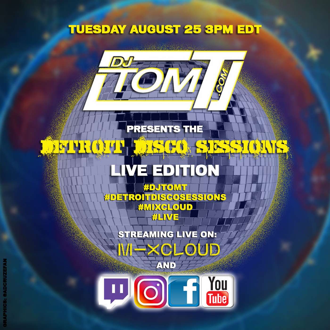 DJ Tom T presents - Detroit Disco Sessions - LIVE - 5/25/2021