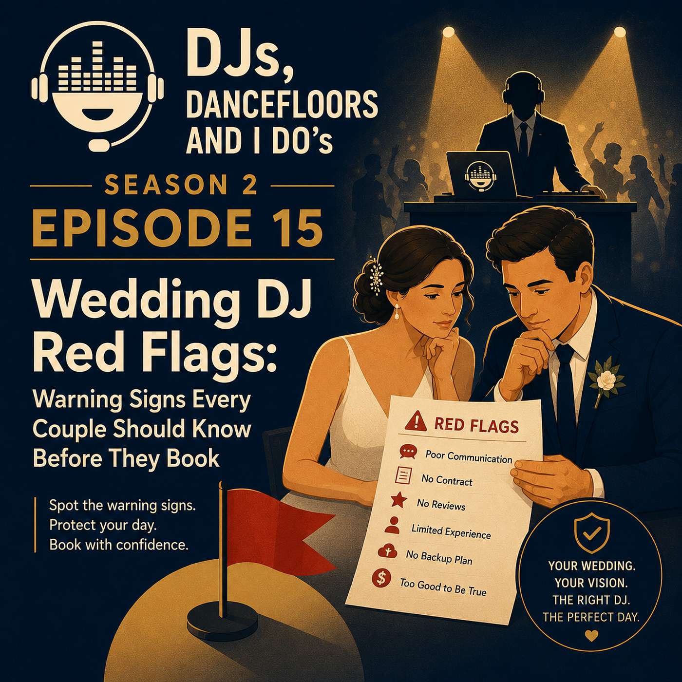 Wedding DJ Red Flags – Warning Signs Every Couple Should Know Before They Book episode artwork