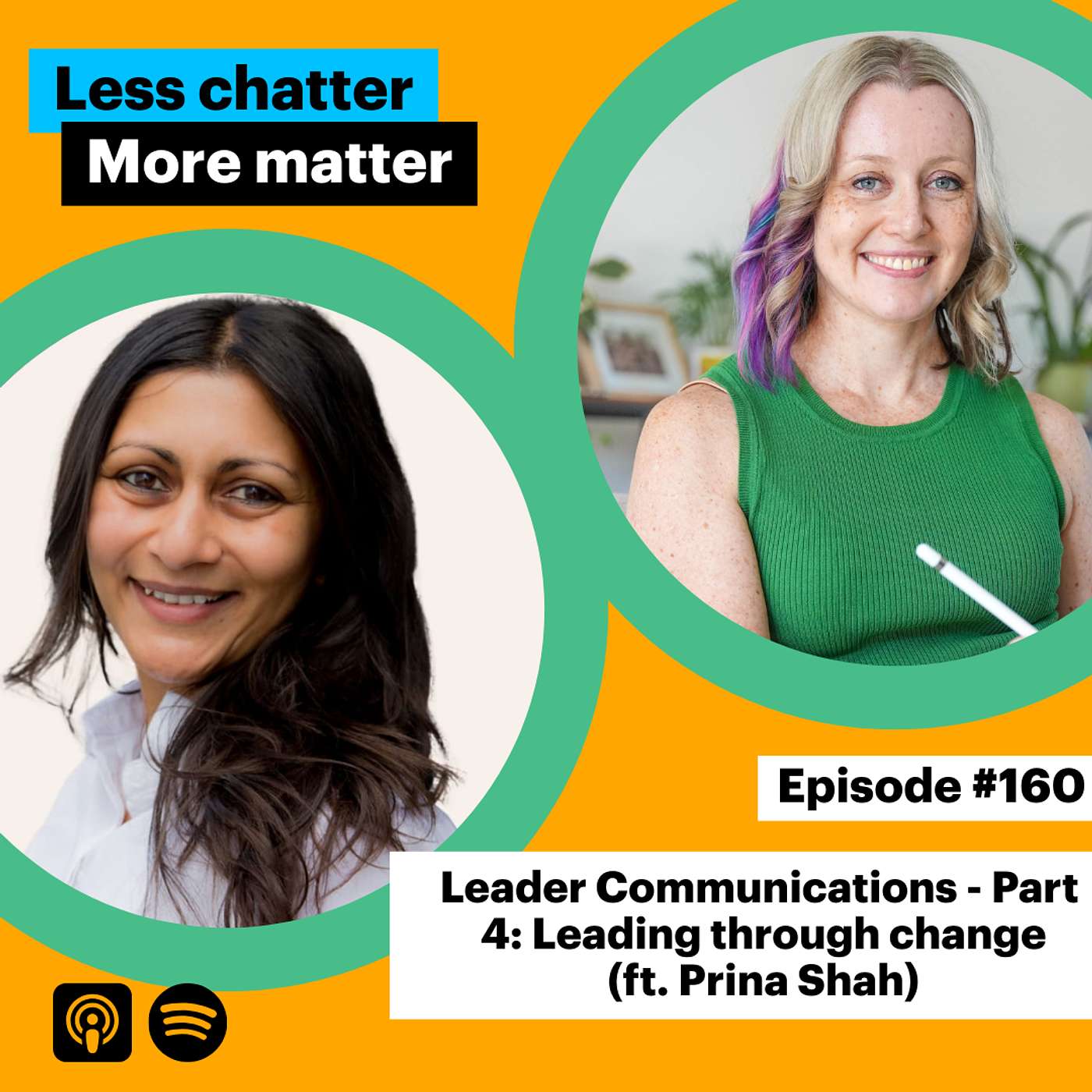 #160 Leader Communications - Part 4: Leading through change (ft. Prina Shah) #160 Leader Communications - Part 4: Leading through change (ft. Prina Shah)