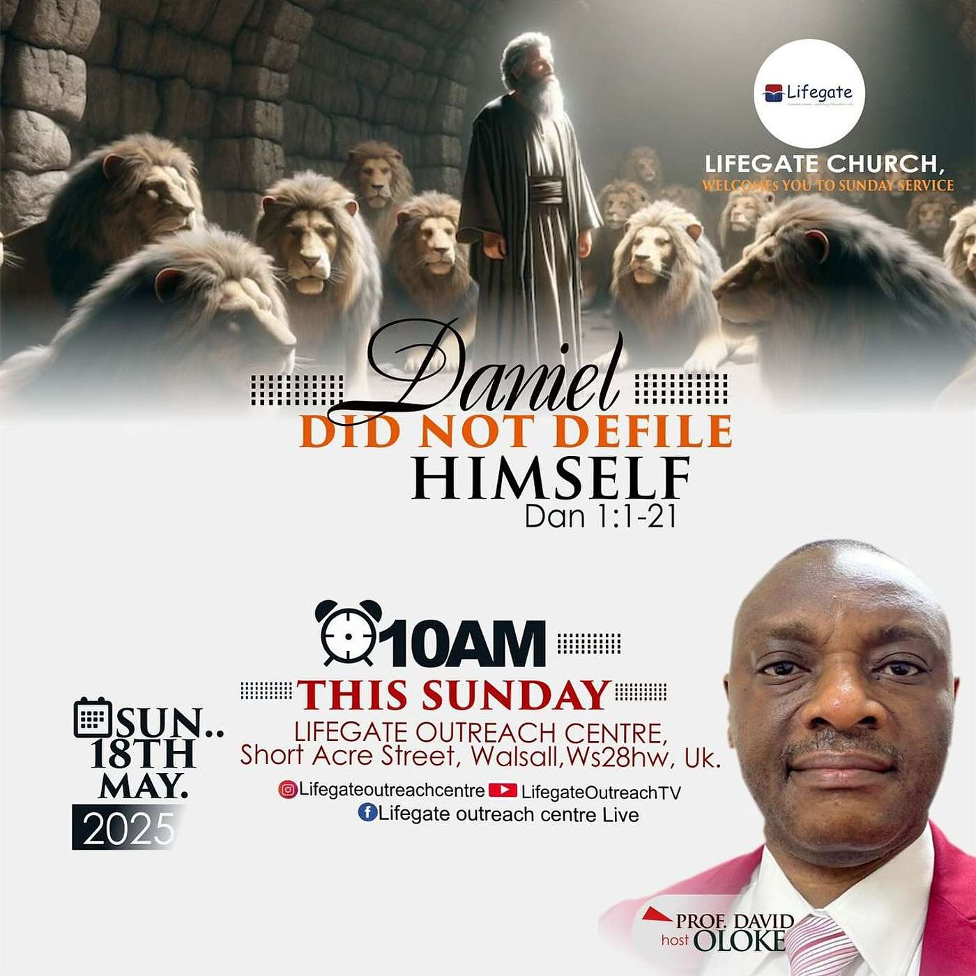 Daniel Did Not Defile Himself (Session 3) - Lifegate Church - 18.5.25 episode artwork
