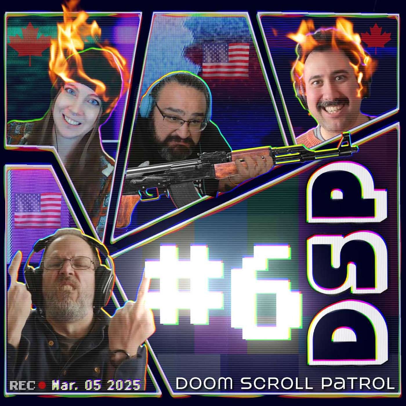 Doom Scroll Patrol #6: March 7, 2025 episode artwork