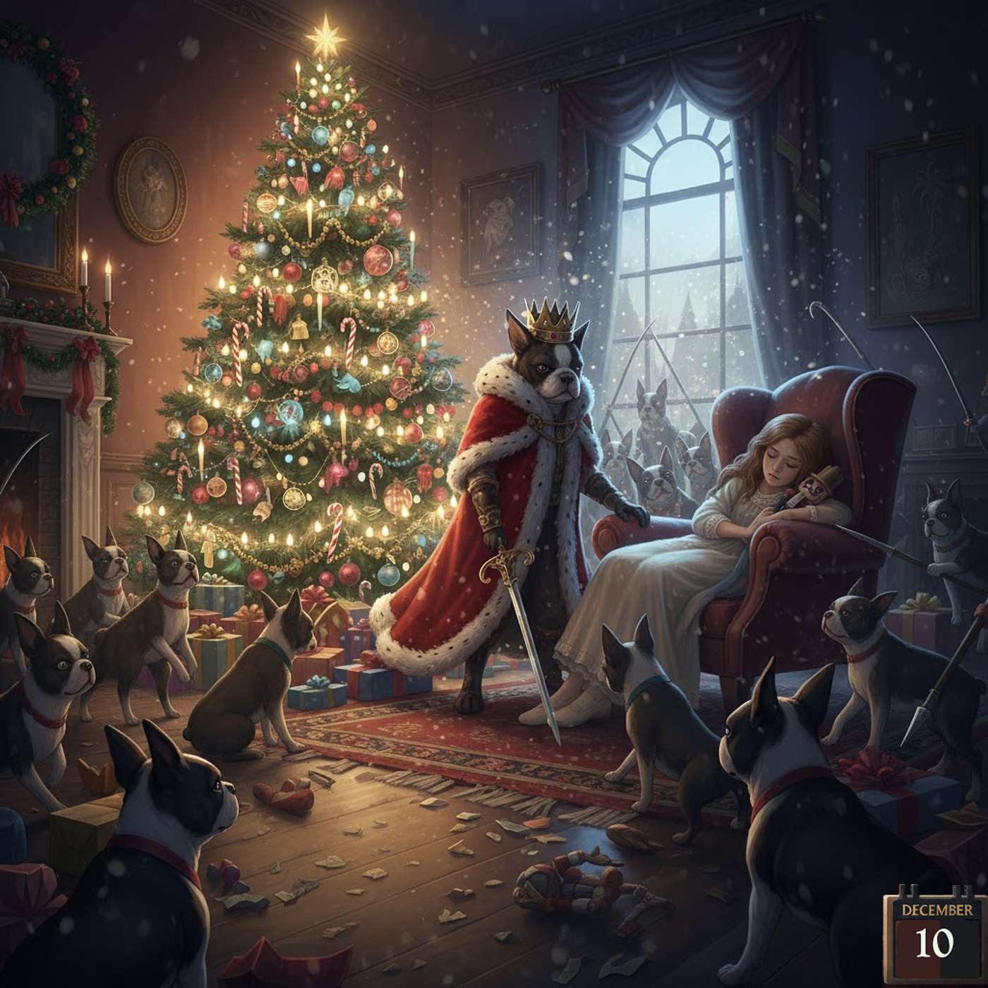 Boston Terrier Christmas