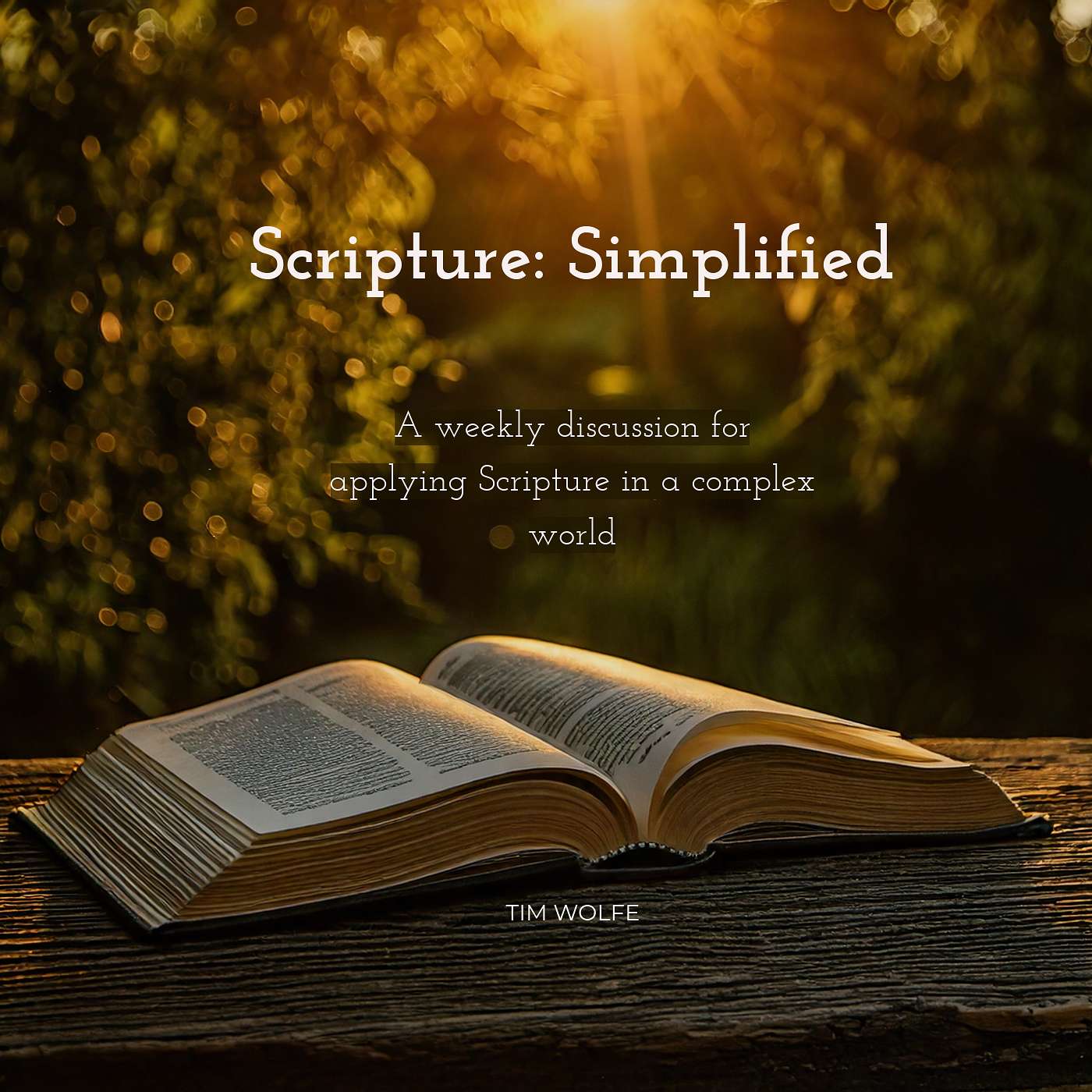Scripture Simplified with Tim Wolfe cover art