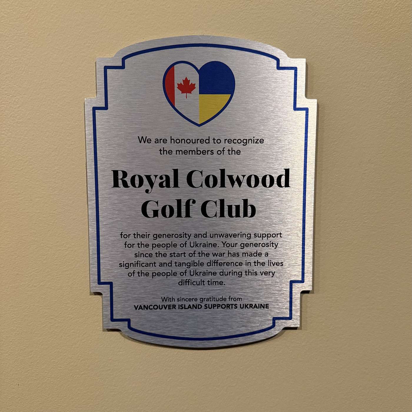 Vancouver Island Supports Ukraine - Bruce Brown