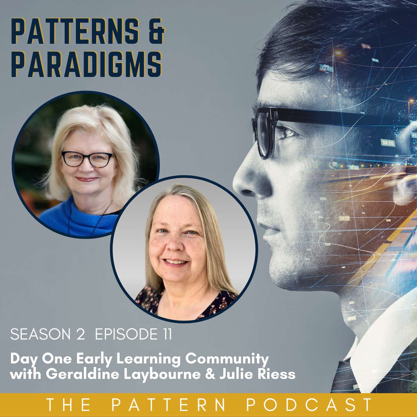 Season 2 Episode 11: Day One Early Learning Community with Geraldine Laybourne & Julie Riess Season 2 Episode 11: Day One Early Learning Community with Geraldine Laybourne & Julie Riess