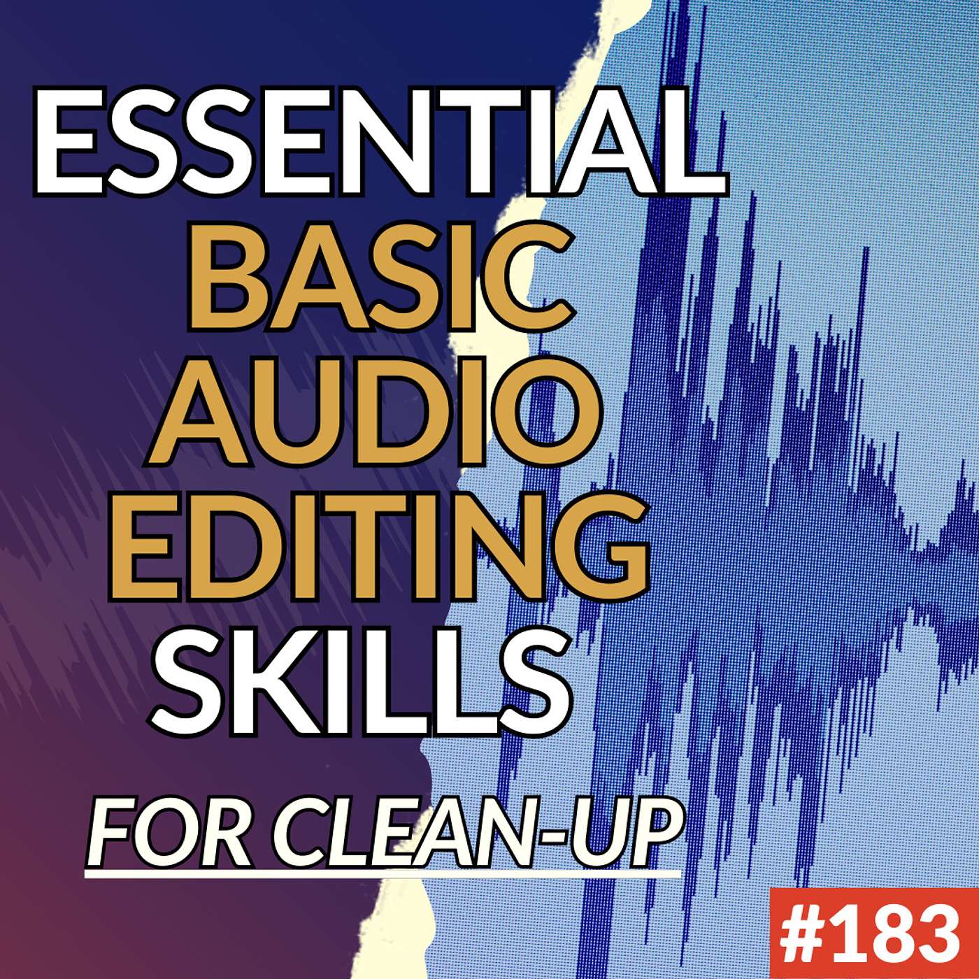 #183: Why Basic Audio Editing Skills Are Essential For Cleaning Up Your Tracks