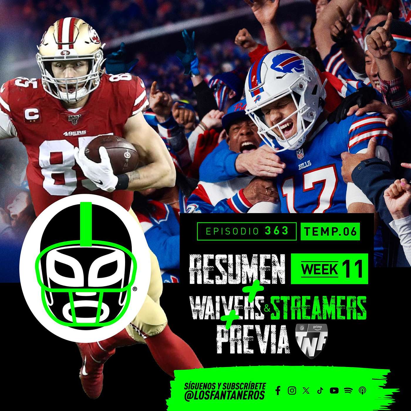 El resumen de la NFL  Semana 11 + Waivers y Streamers + Previa TNF