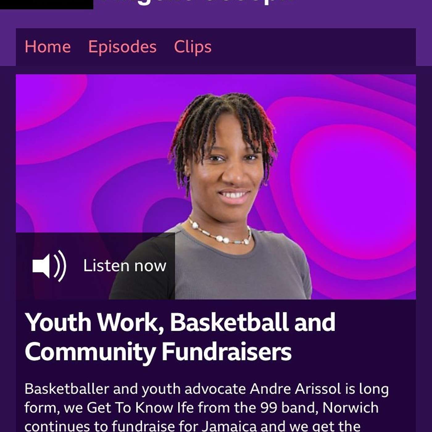 BBC Radio Norfolk Angelle Joseph show 30.01.26