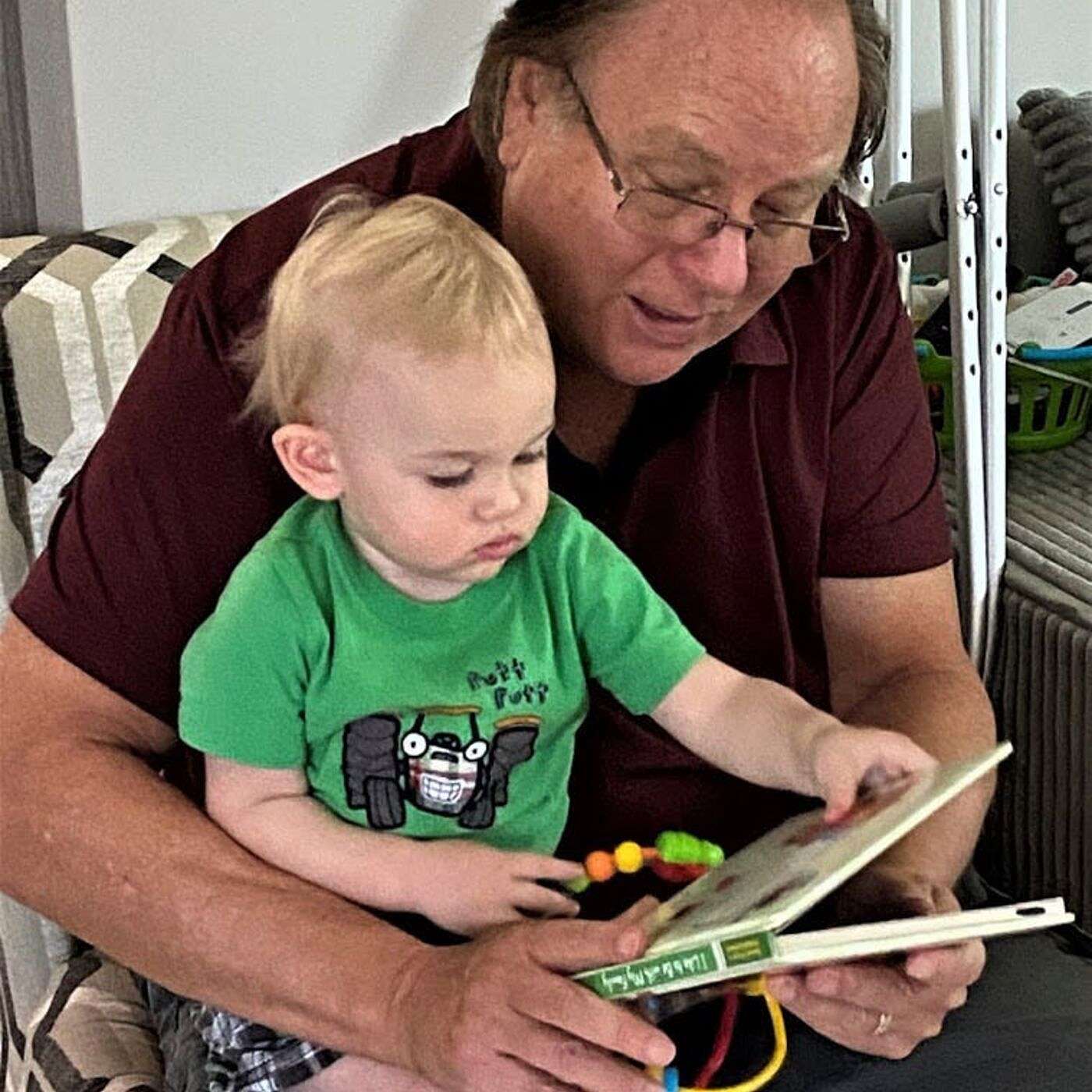 A CONTAGIOUS SMILE HAS GRANDPA TIME WITH GRAMPS JEFFERY