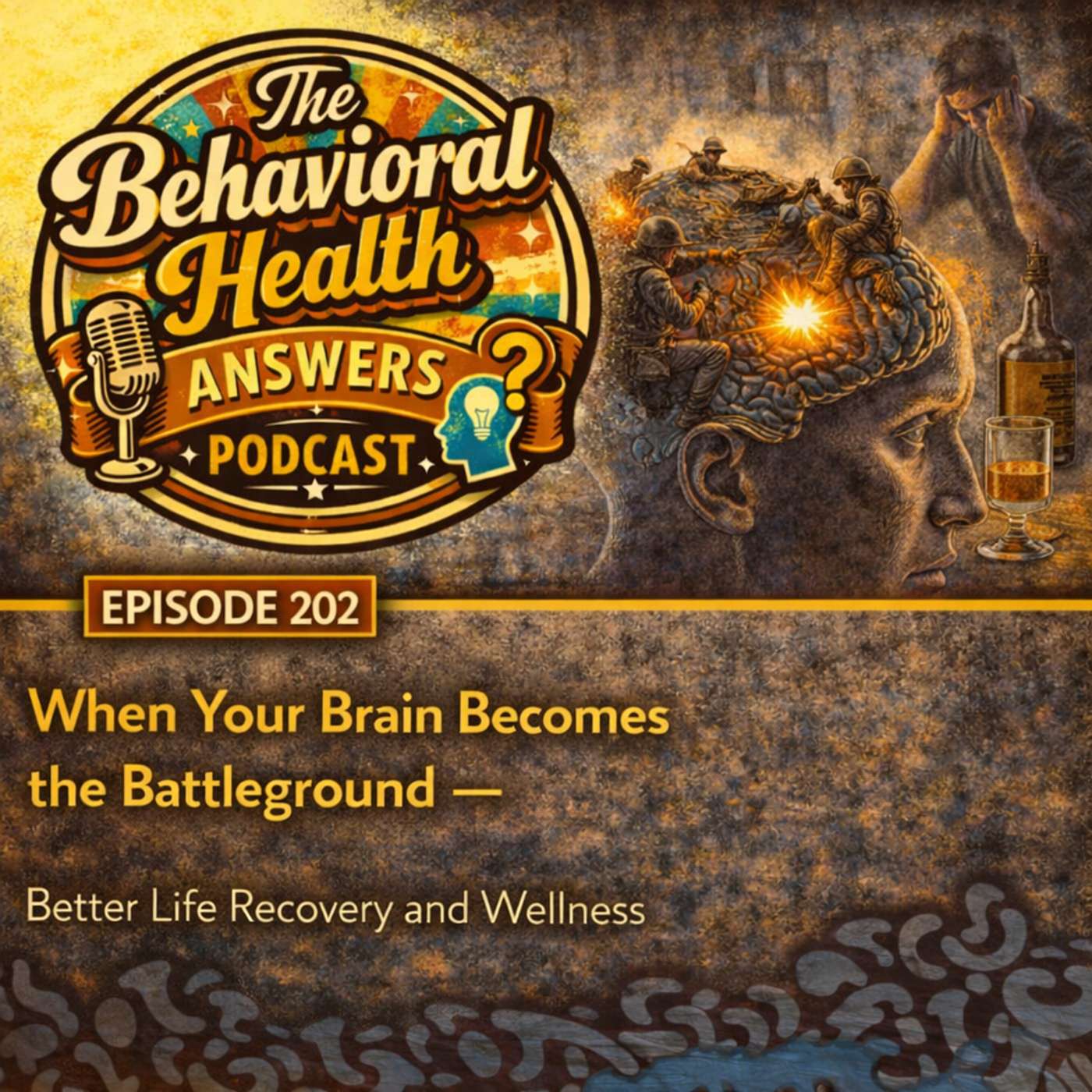 Episode 202: When Your Brain Becomes the Battleground | Better Life Recovery and Wellness episode artwork