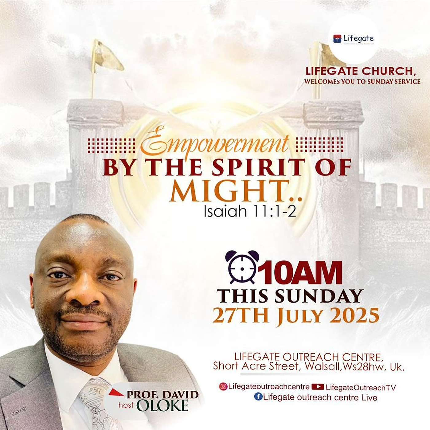 Empowerment by the Spirit of Might - Lifegate Church - 27.7.25 episode artwork
