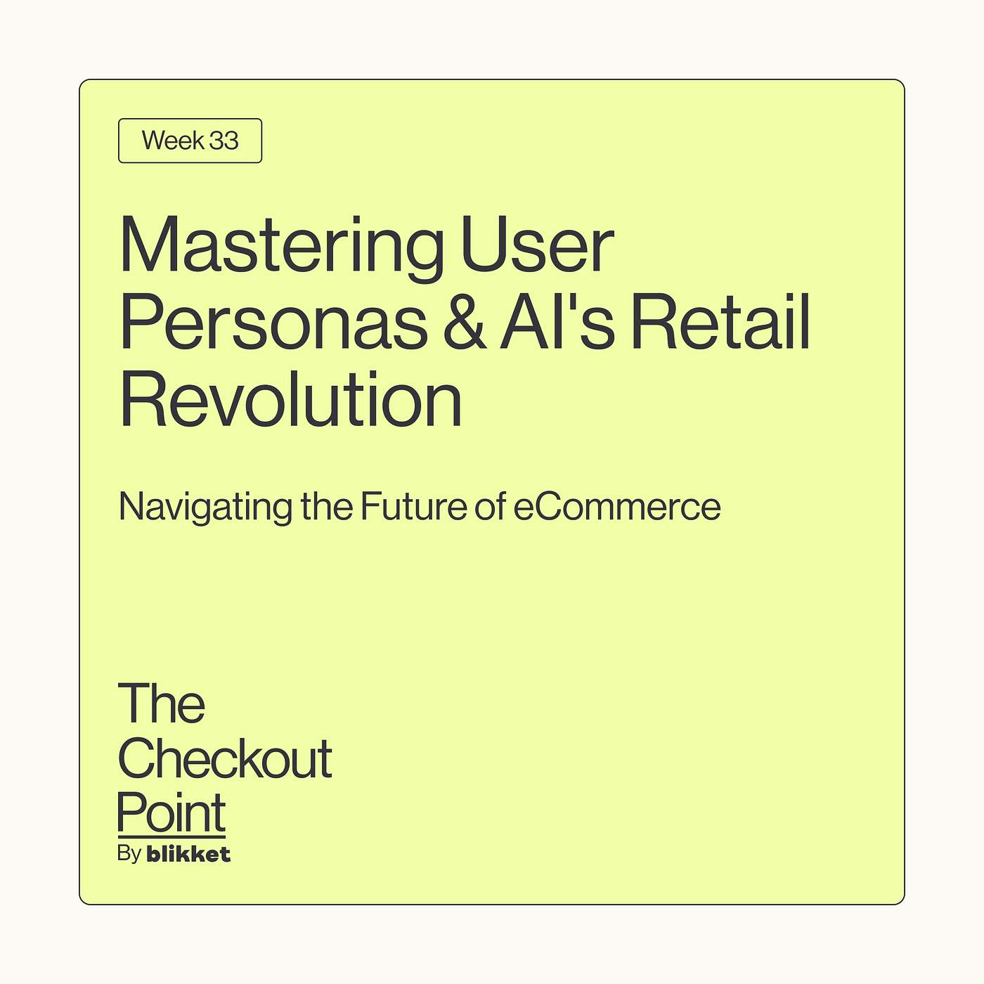 The Checkout Point by Blikket.co - Weekly eCommerce Insights Digest