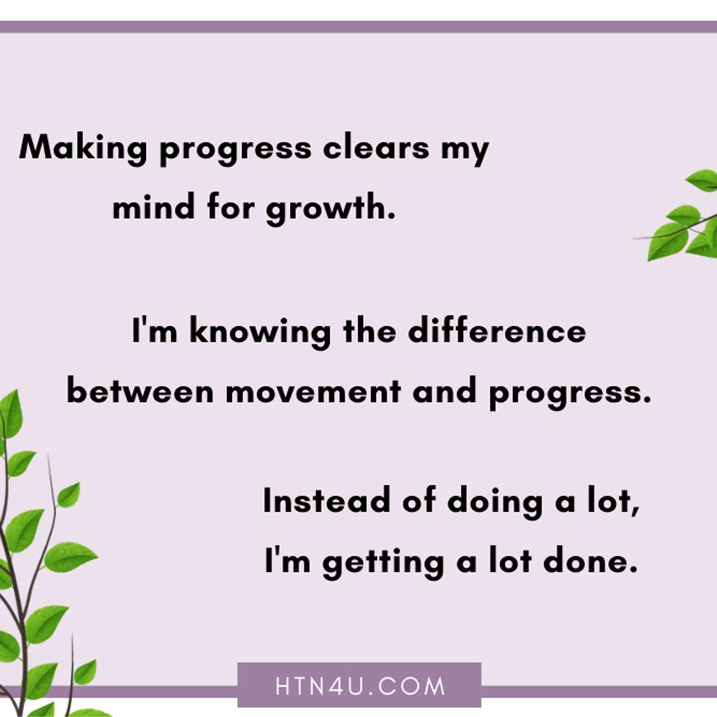 HTN4U Unlimiting Affirmations on Success #143