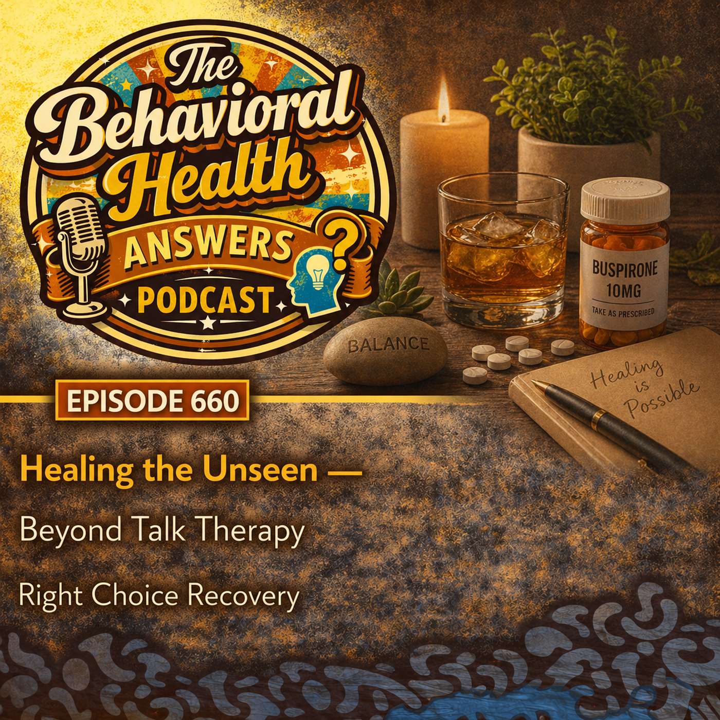 Episode 660: Healing the Unseen - Beyond Talk Therapy | Right Choice Recovery episode artwork