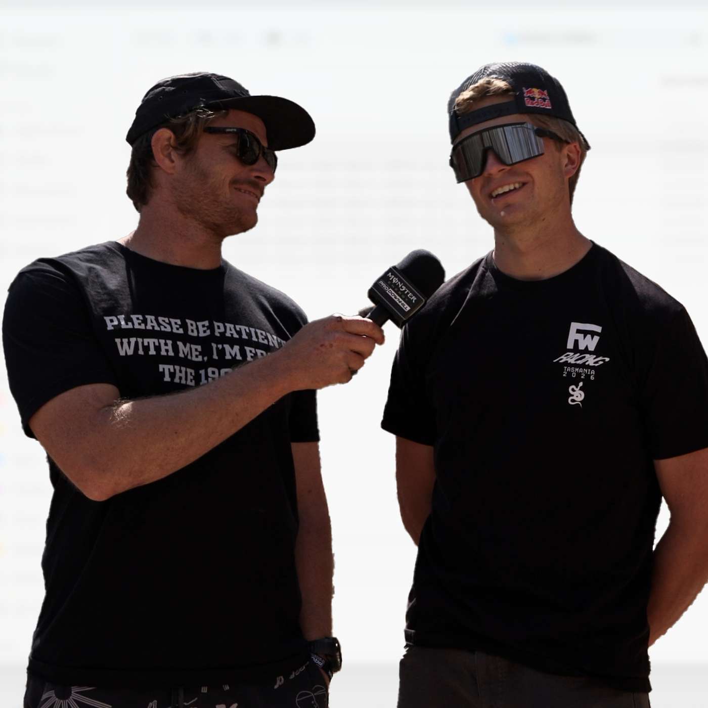 Pro Downhill Series Rock Creek Track Walk Interviews - Unc Chats with Luca Cometti