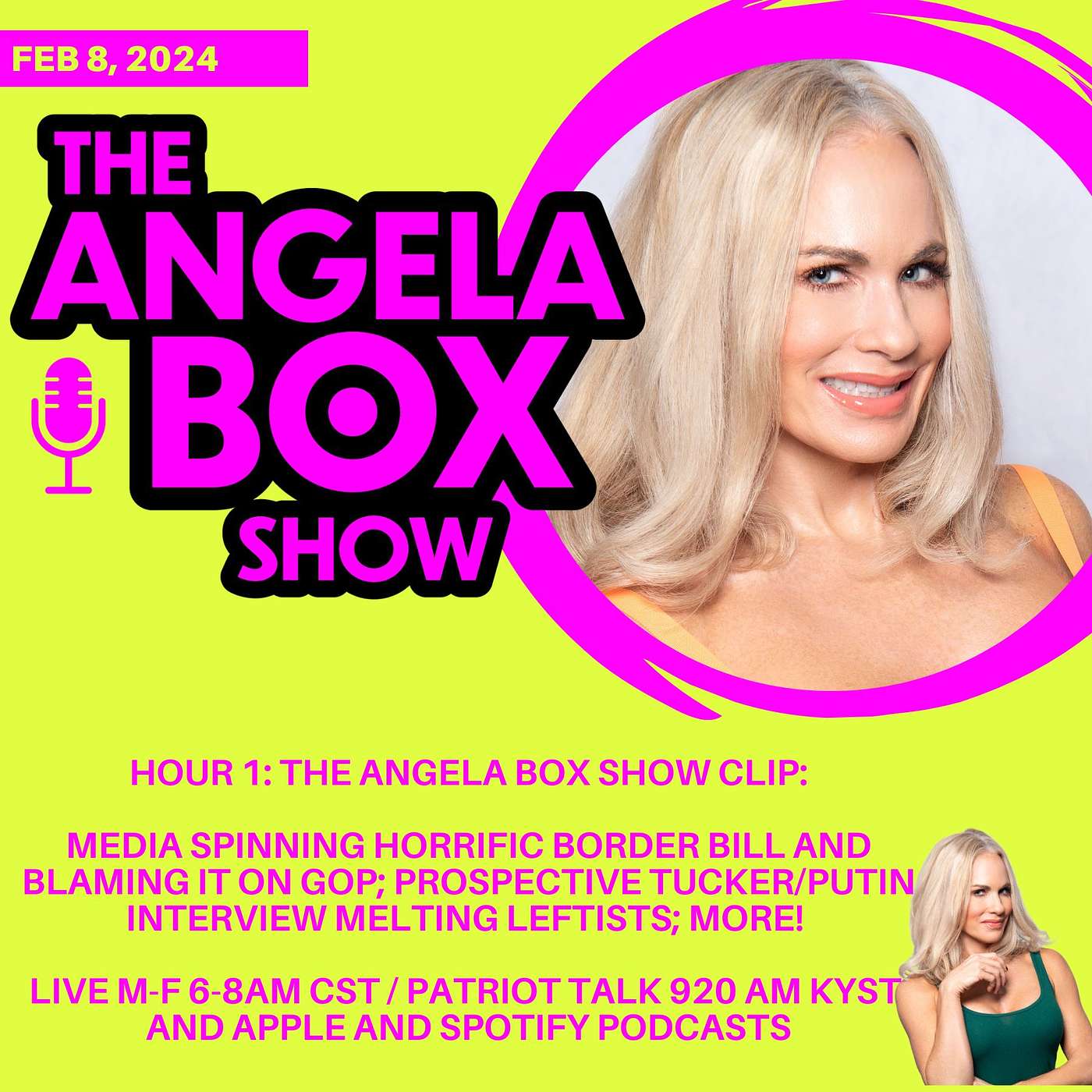 The Angela Box Show - February 8, 2024 S1 Ep19 - HOUR 1