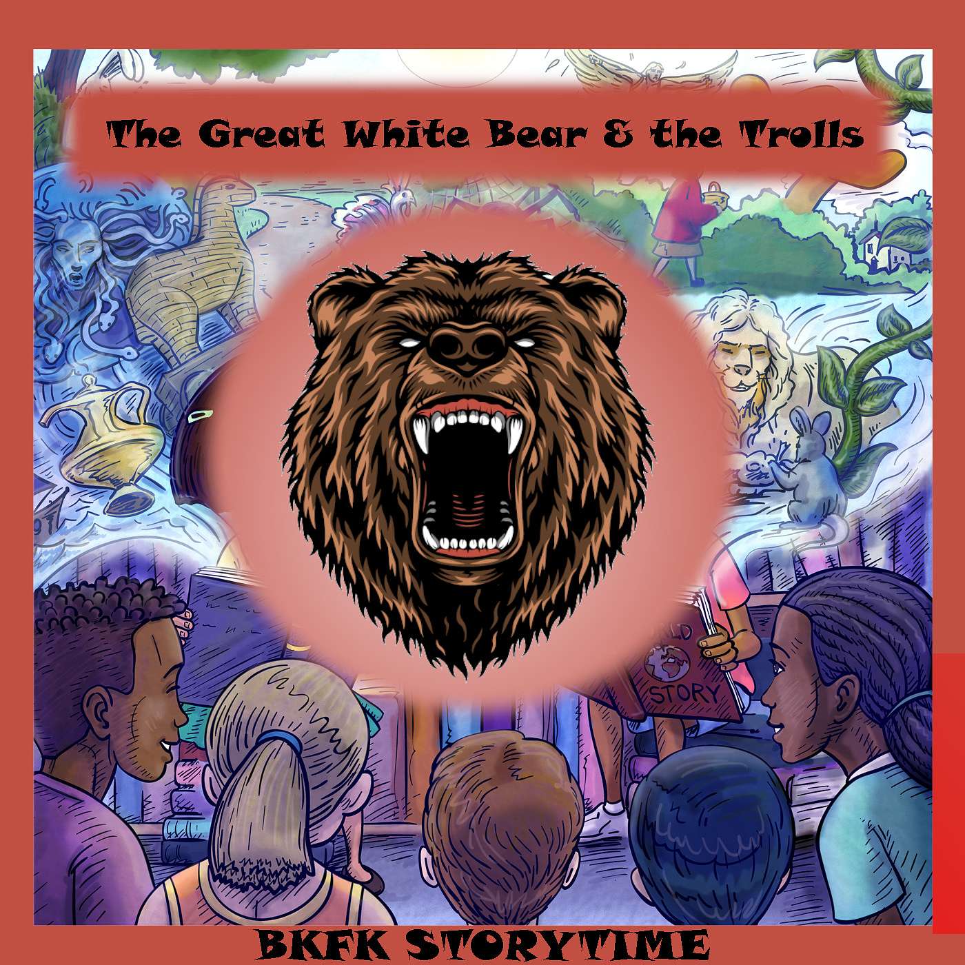 The Great White Bear and the Trolls - Norse Folk Tale - Bravery and Friendship