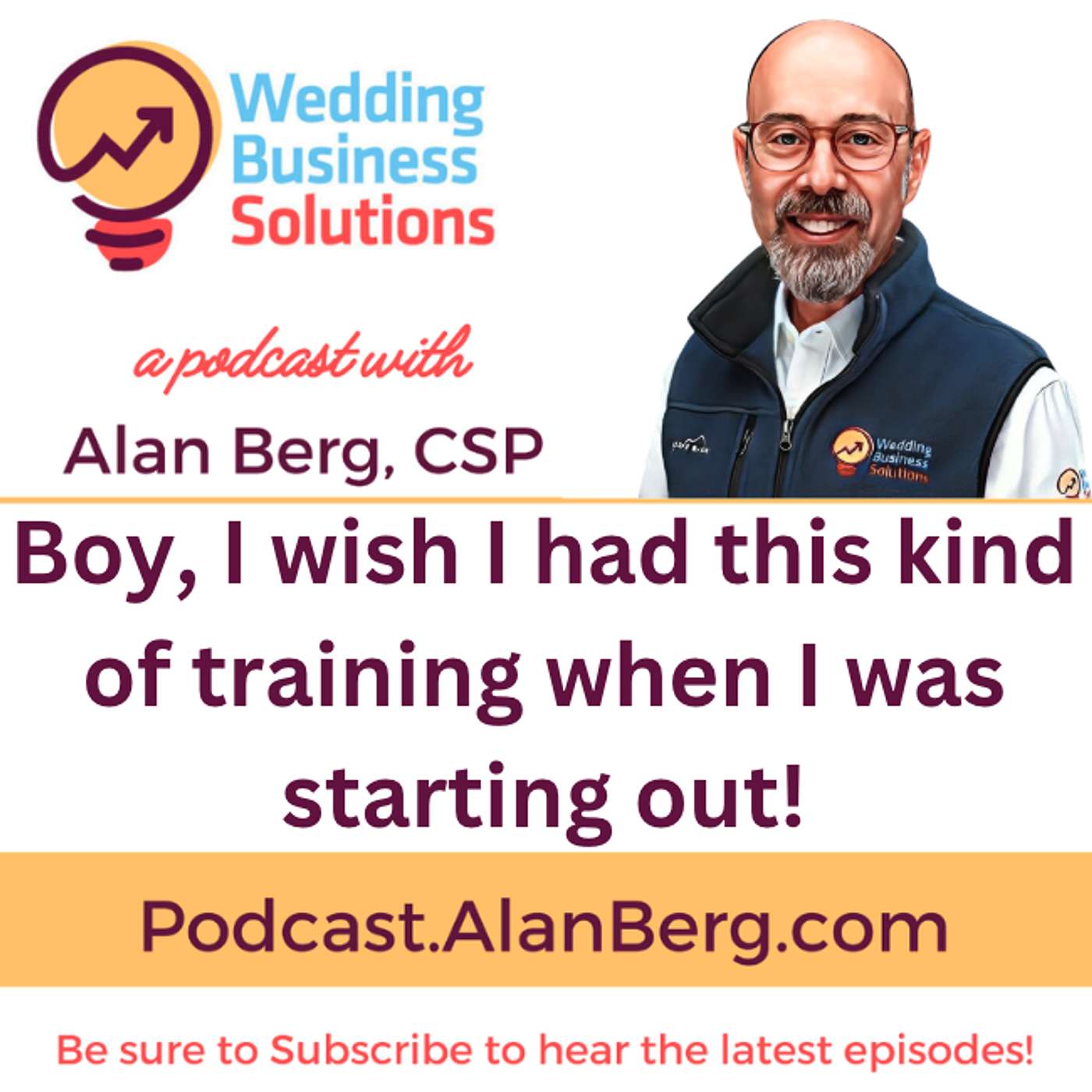 Boy, I wish I had this kind of training when I was starting out!