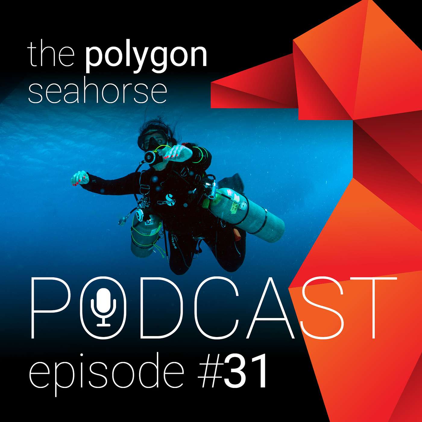 the polygon seahorse podcast, dé podcast over duiken