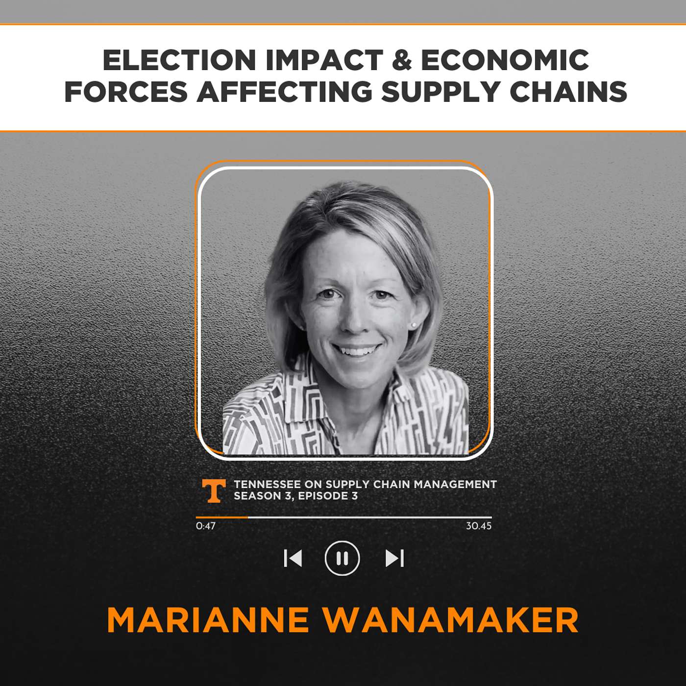 S3E3: Election Impact and Economic Forces Affecting Supply Chains with Marianne Wanamaker