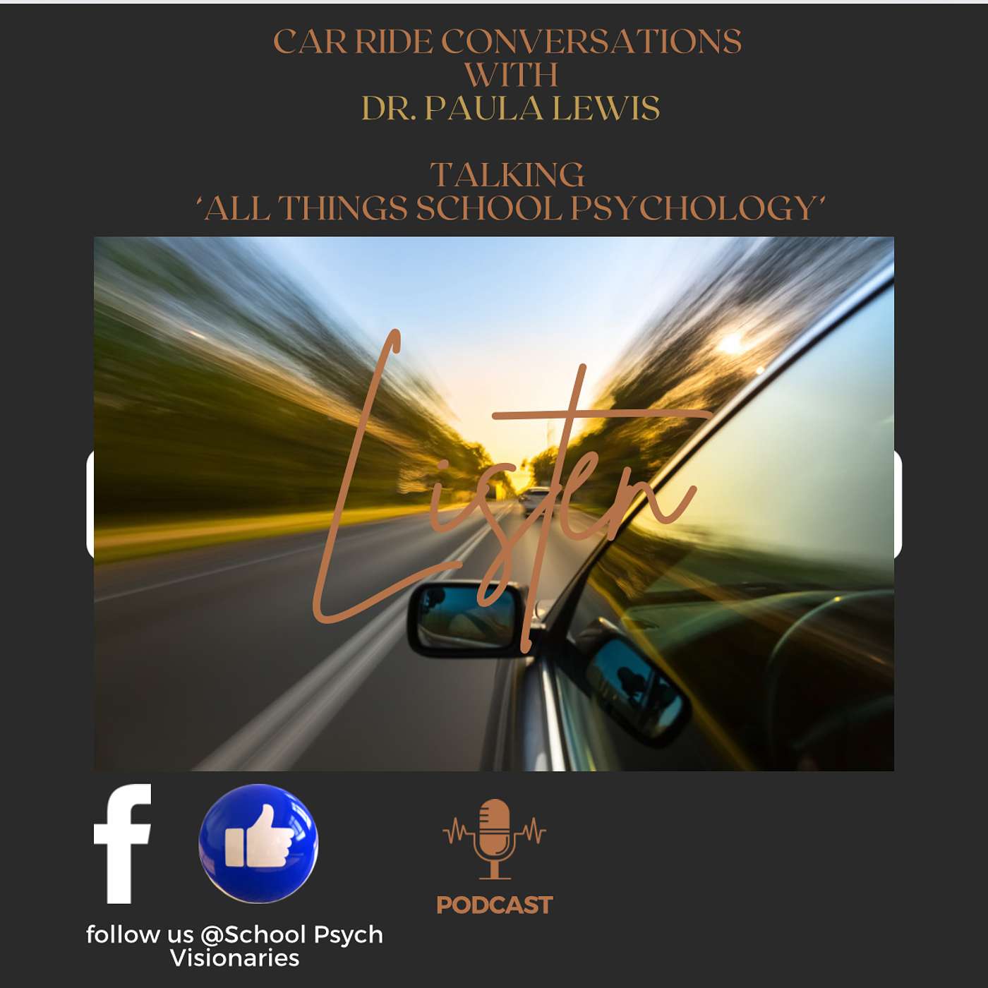 Car Ride Conversations With Dr. Paula Lewis: The Modern School Psychologist 