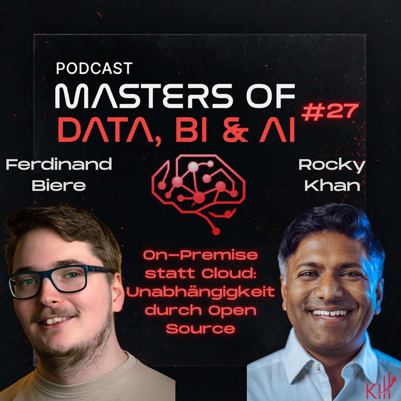 On-Premise statt Cloud: Unabhängigkeit durch Open Source | Ferdinand Biere & Rocky Khan -#27 episode artwork