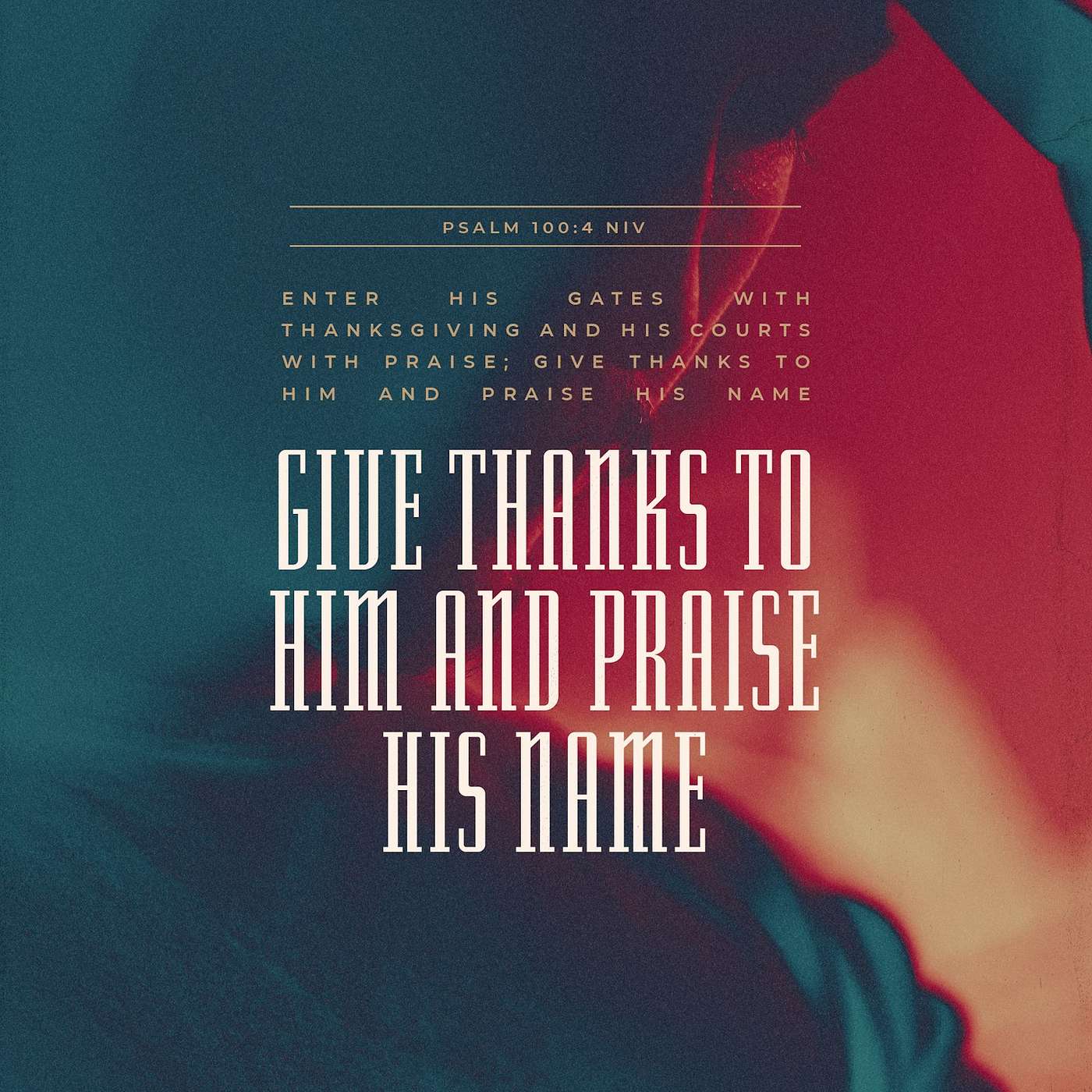 We Give Thanks!